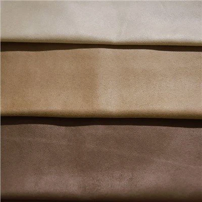 Polyester Artificial Leather Suede Tsev Textile Npuag